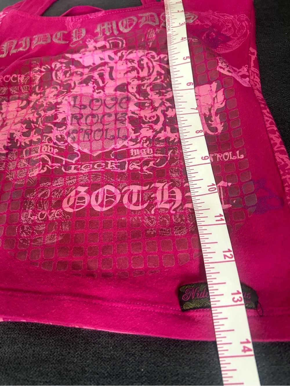 Fuchsia Graphic Tank Top - Picture 6 of 6